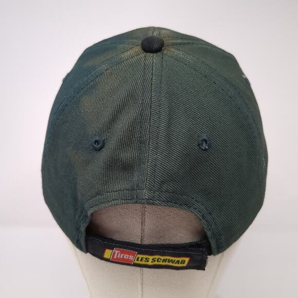AC Pride In Agriculture Tires Les Schwab Strapback Baseball Cap Green One Size - Picture 6 of 8